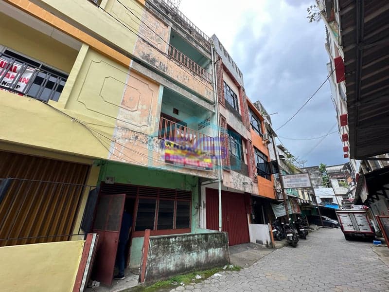 Dijual Ruko di Kawasan Perdagangan Palembang Sumatera Selatan Luas Tanah 60 m²