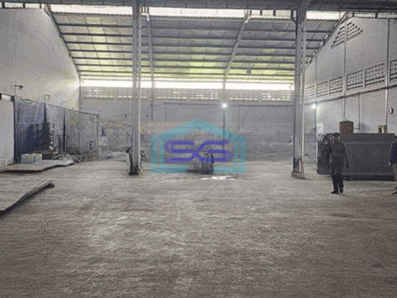 Dijual gudang bagus besar 3000m2 di Jatake