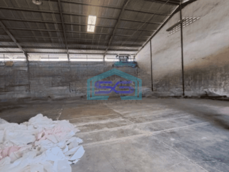 Dijual Gudang Akses Container 40 Feet di Periuk Tangerang Luas Bangunan 1000 m²