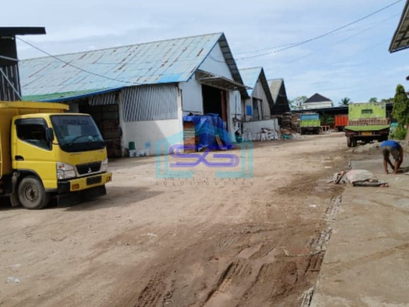 Disewakan Gudang Dalam Komplek Pergudangan di Jl Soekarno Hatta Palembang LB 210m2