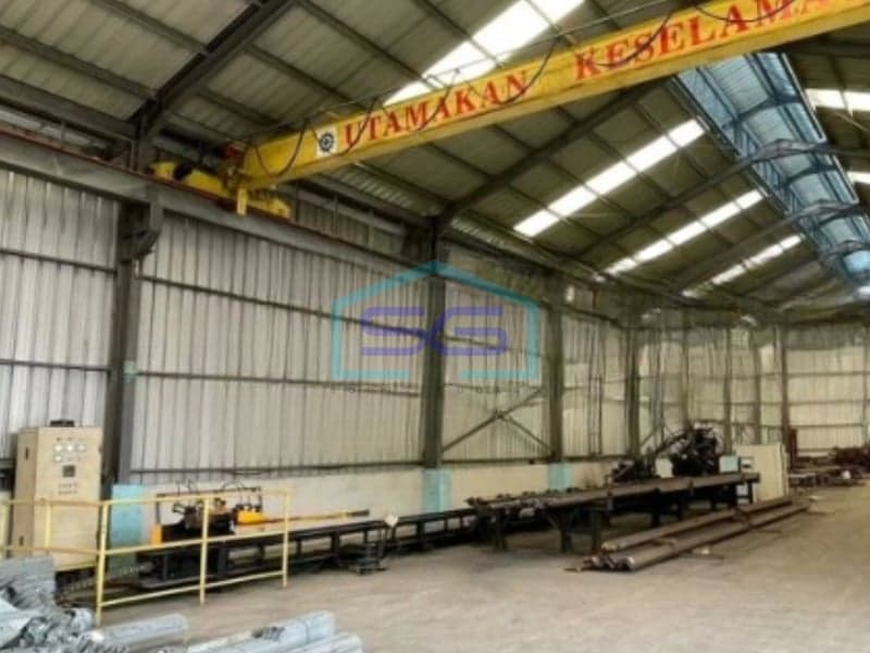 Warehouse for Sale Land Area 5200 m² 1 Floor Located in Curug Tangerang Banten