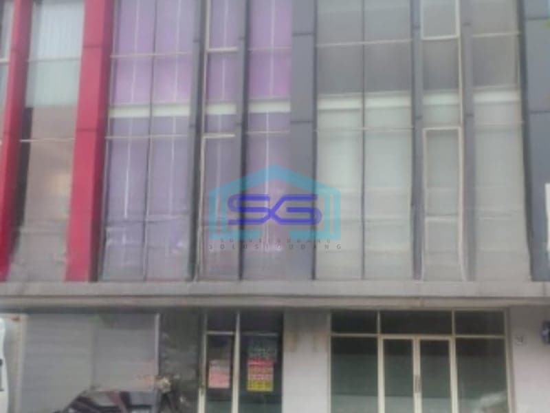 Disewakan Ruko 3 Lantai Lokasi Cikokol Tangerang Luas Bangunan 213 m²
