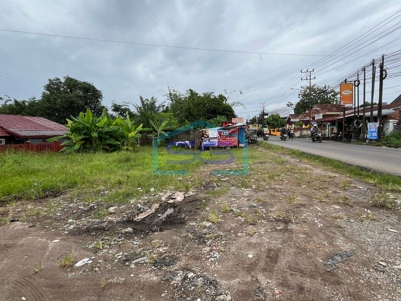 Dijual Tanah Strategis Pinggir Jalan Raya Besar Palembang, Sumatera Selatan Luas Tanah 254 m²