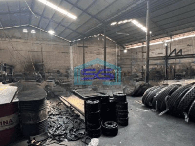 Dijual Gudang Lokasi Tidak Banjir Ex Pabrik Ban Luas Bangunan 1777 m² di Dadap Tangerang
