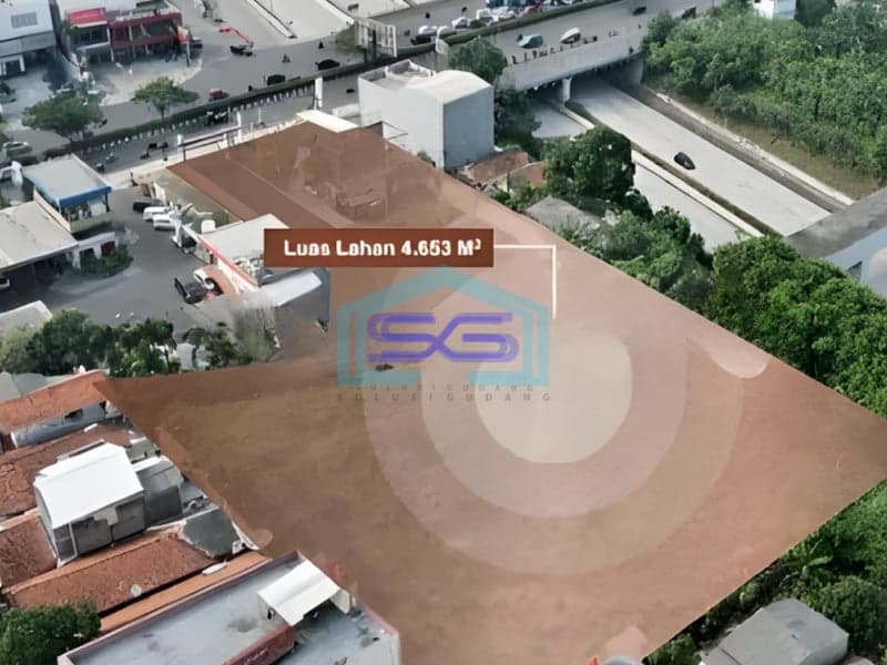 Disewakan Tanah di Margonda Depok Lokasi Pinggir Jalan Raya Margonda LT 1919m2