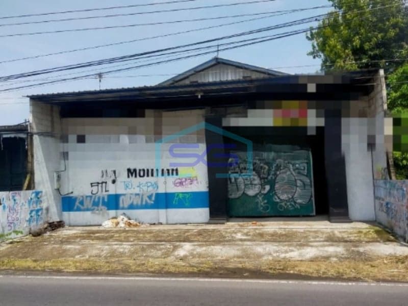 Disewakan Gudang Akses Kontainer Jl. Raya Solo-Sragen Jawa Tengah Luas Bangunan 450m2