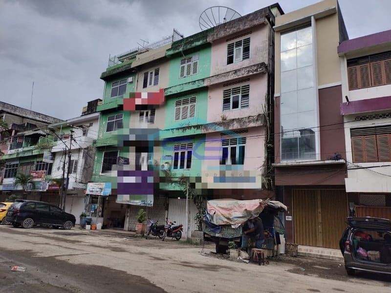 Dijual Ruko 4 Lantai di Pusat Bisnis Kota Palembang, Sumatera Selatan Luas Bangunan ± 129 m²