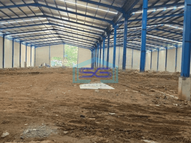 Disewakan Gudang Bangunan Baru Luas Tanah 6000 m² di Jatake Tangerang