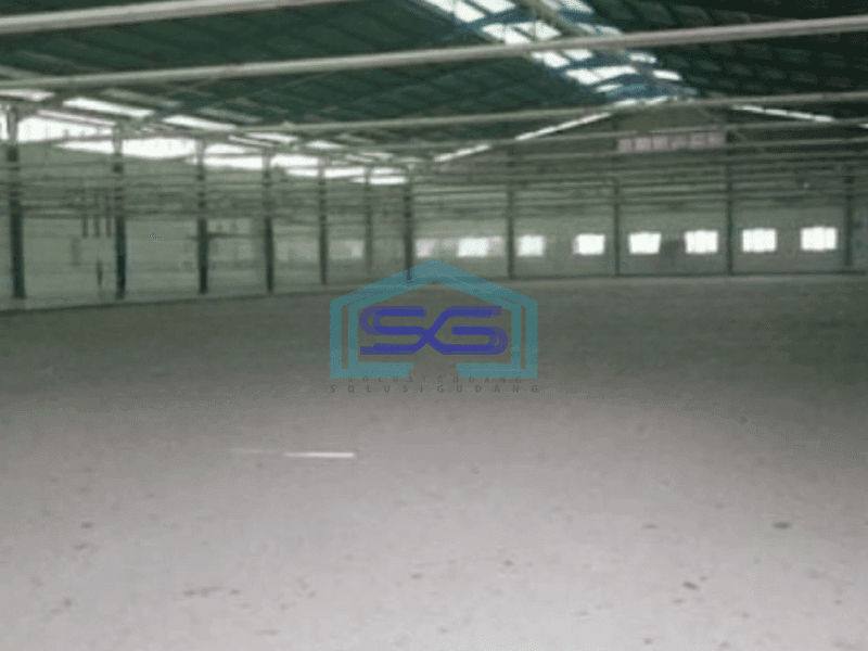 Dijual Gudang Bekas Pabrik Luas Bangunan 5000 m² di Ciampel Karawang