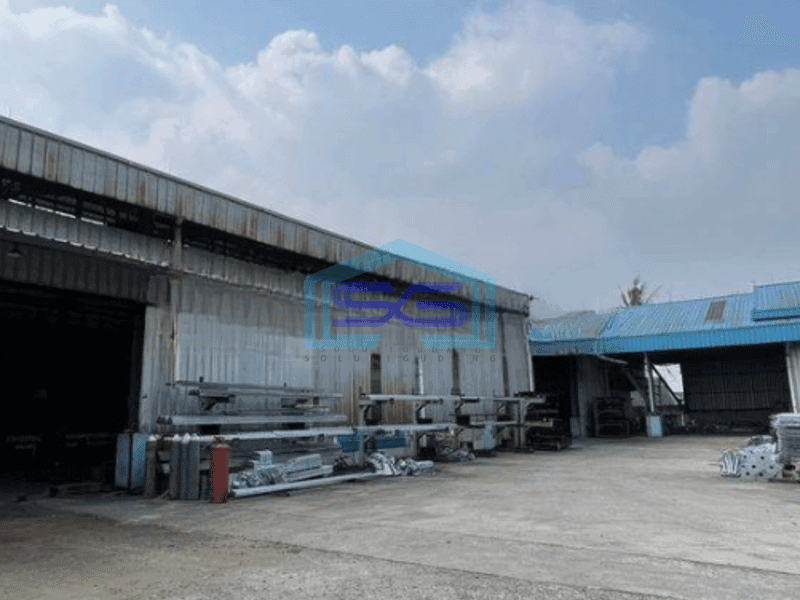 Dijual Gudang Ada Kantor Luas Bangunan  3215 m² di Curug Tangerang
