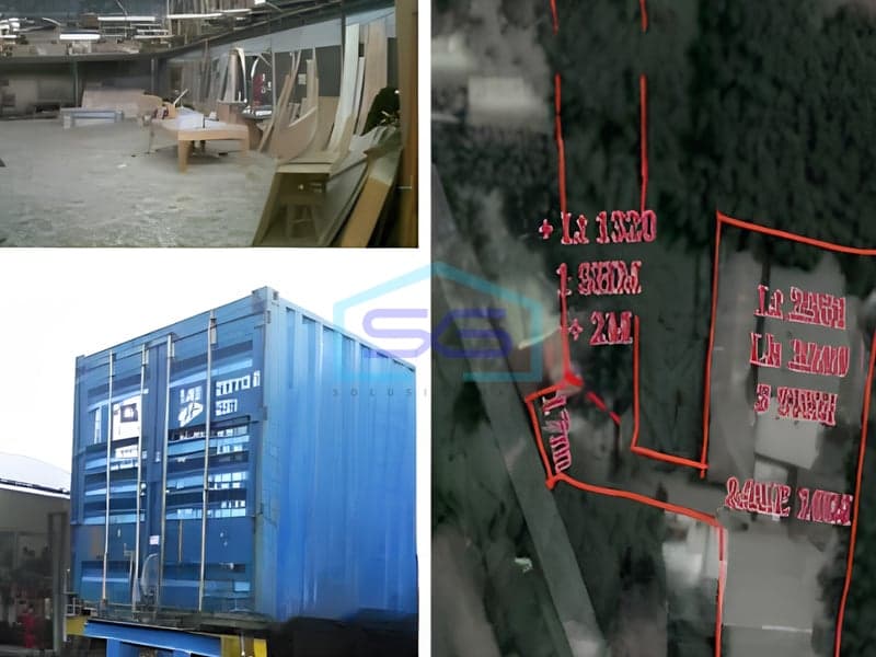 Warehouse for Sale Located in Sayap Kopo Katapang Bandung Land Area 2561m2