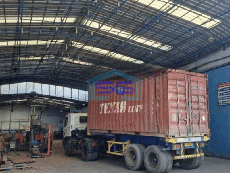 Dijual Gudang Luas Bangunan 3500 m² di Kapuk Kamal Jakarta Barat