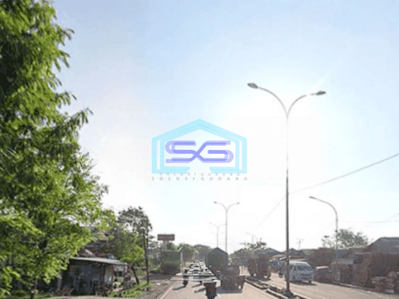 Dijual Kavling Tanah Luas 2609m2 di Jalan Raya Pisangan Bekasi Untuk Trailer