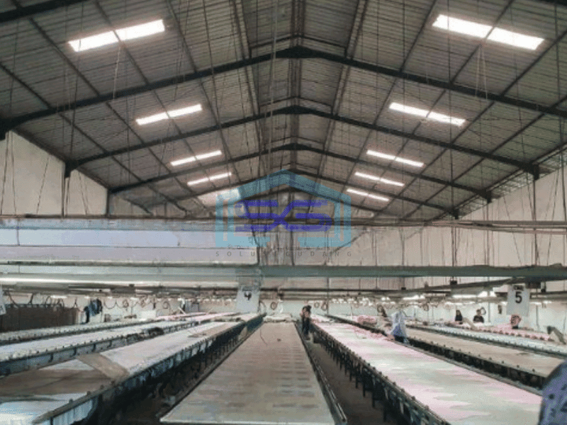 Dijual Gudang di Dadap Tangerang Akses Container 40 Feet Luas Tanah 1582 m²