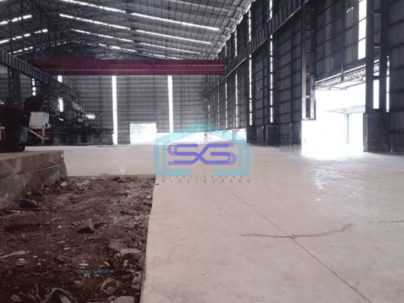 Disewakan Gudang Luas Bangunan 2000 M2 Ada Hoist Crane Di Tambun Bekasi