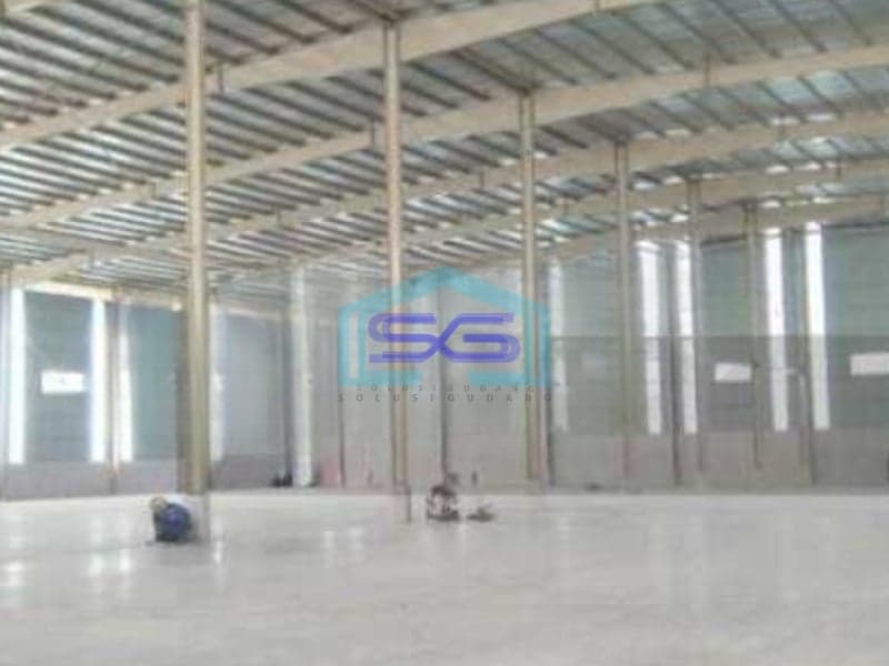 Disewakan Gudang Ada Loading Dock Luas Bangunan  5777 m² Lokasi di Bekasi