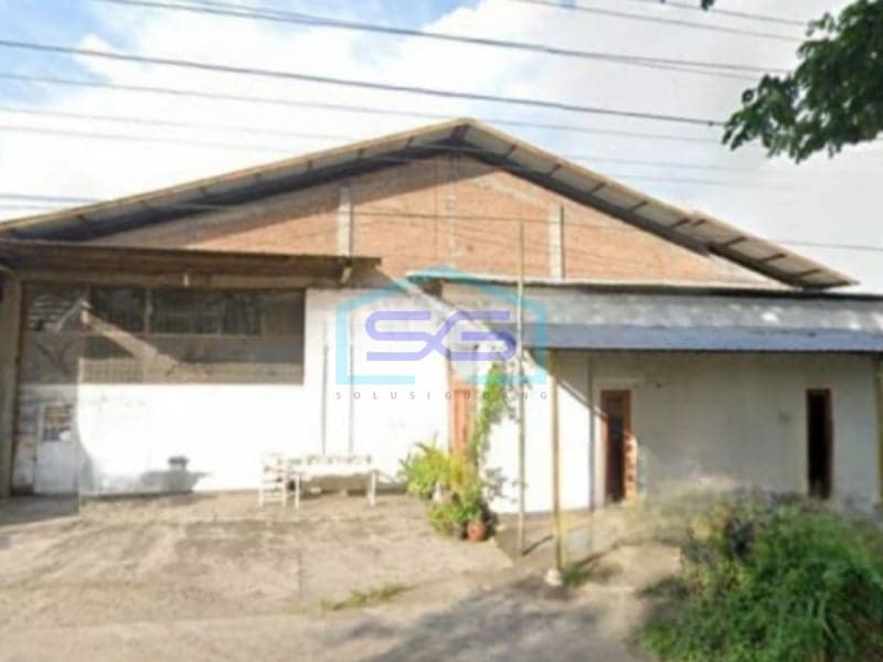 Disewakan Gudang Akses Kontainer di Pinggir Jalan Raya Serenan Sukoharjo Jawa Tengah LB 1300m2