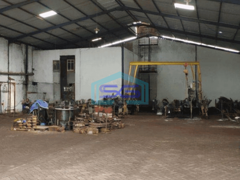 Dijual Gudang Ada Kantor Luas Bangunan  920 m² di Margomulyo Surabaya