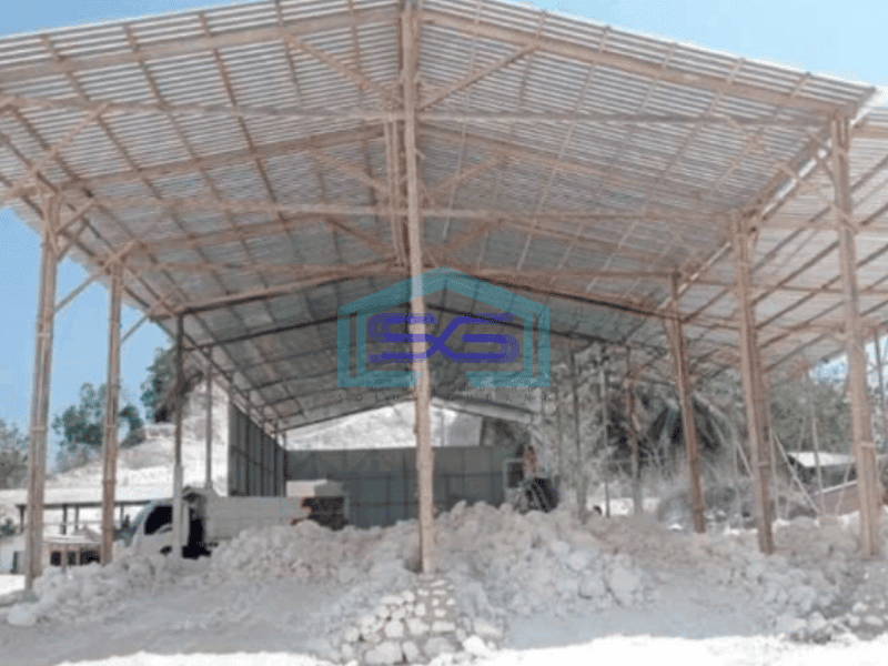 Dijual Gudang Batu kapur Gunung Kidul Jogjakarta luas 25000 m