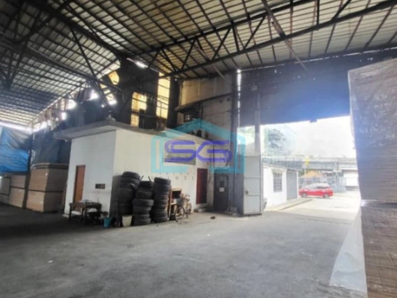 Disewakan Gudang Luas 3200m² Pinggir Jalan Daan Mogot Jakarta Barat Bonus Ruko