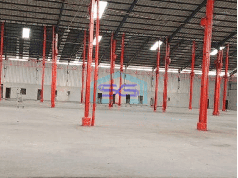 DIsewa gudang luas 1.1 ha di Legok