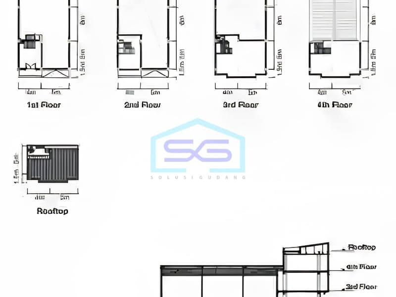 Warehouse for Sale in Cengkareng West Jakarta Land Area 274 m²
