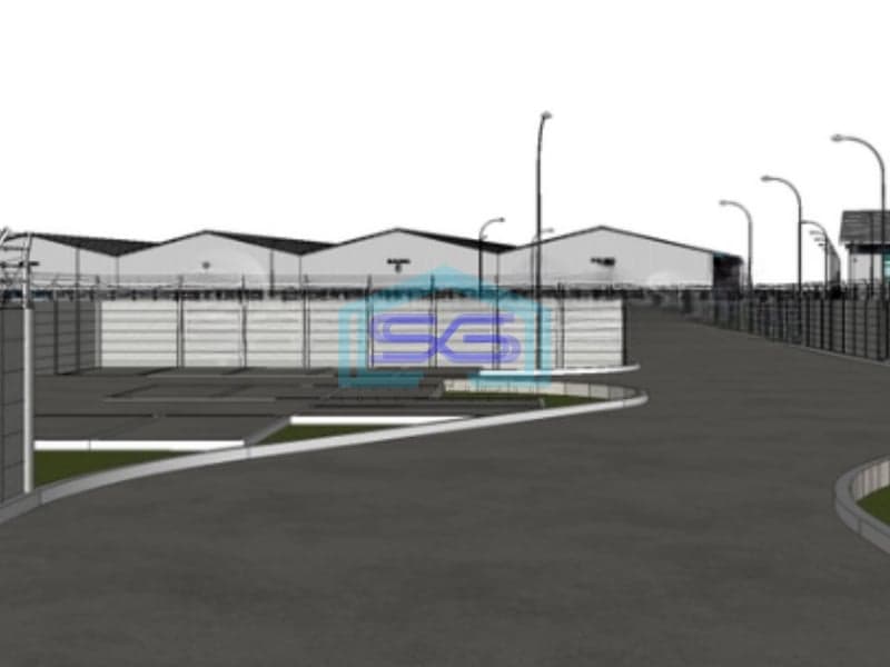 Disewakan Gudang Bagus Siap Huni Luas Bangunan 7200m2 di Sepatan Tangerang