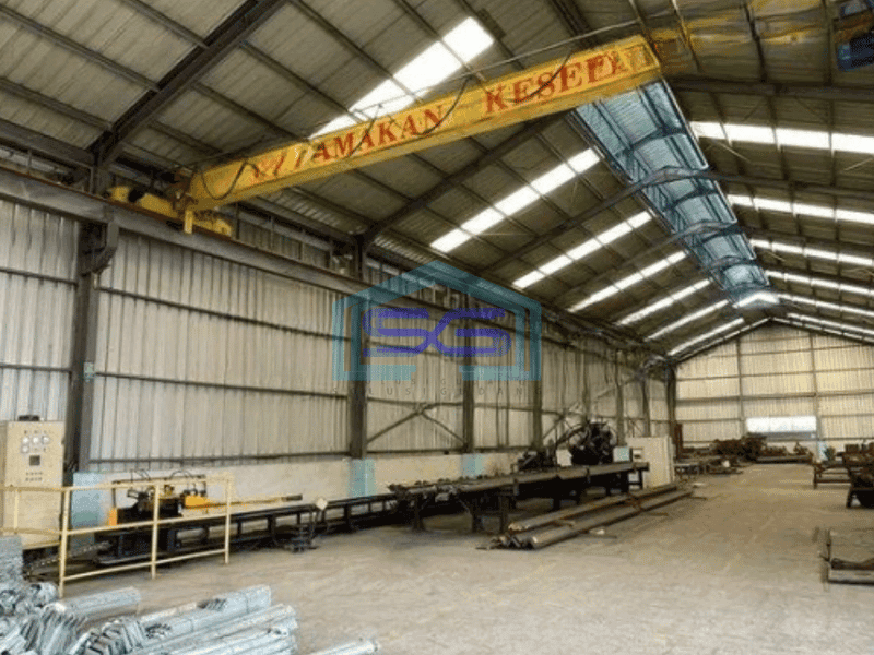 Dijual Gudang Ada Kantor Luas Bangunan  3215 m² di Curug Tangerang