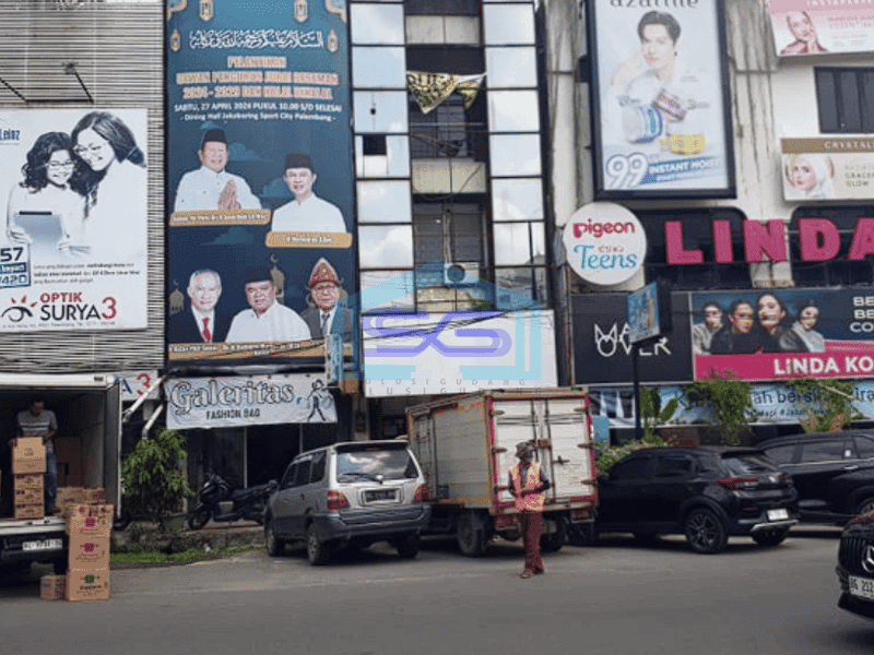 Dijual 1 Unit Ruko Strategis di Jalan Kolonel Atmo, Palembang LB 235m2