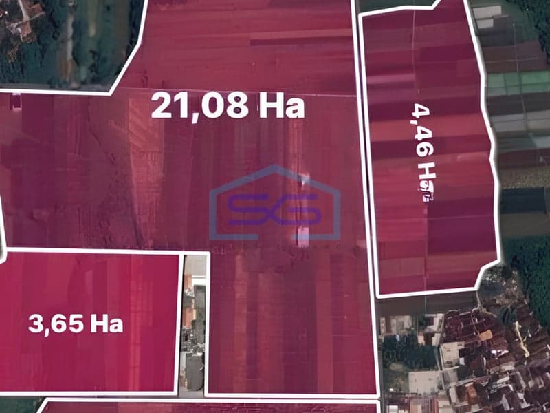 中爪哇克拉滕 Jatinom 出售工业用地 土地面积 100000 平方米