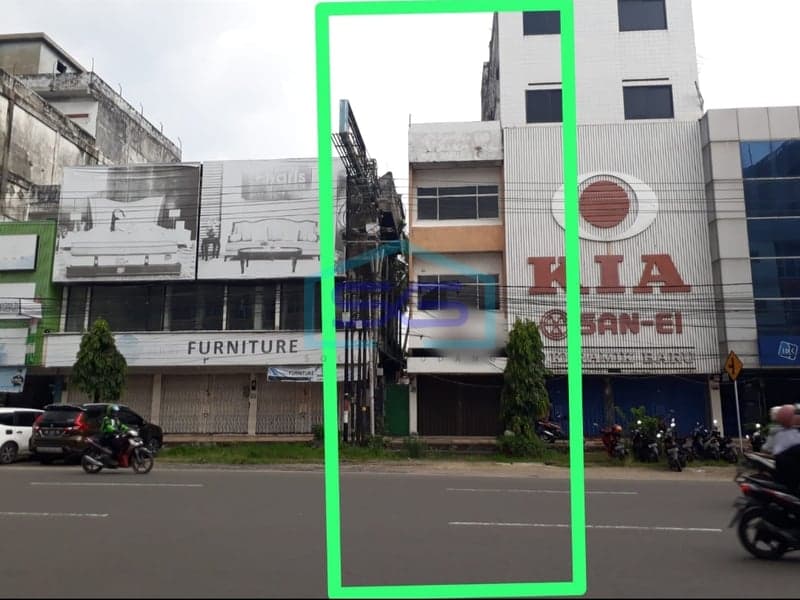 Disewakan Ruko 3 Lantai di Tengah Kota Palembang, Sumatera Selatan Luas bangunan 192m2