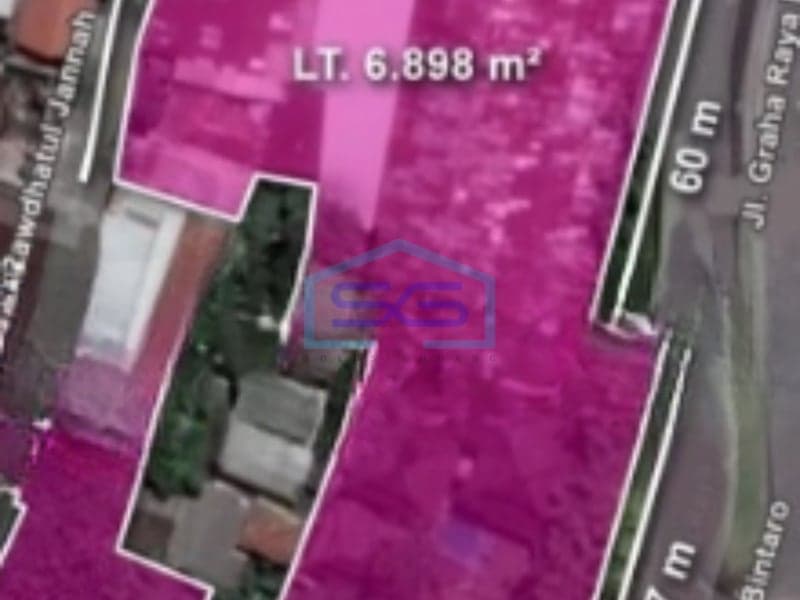 Warehouse for Sale Prime Location on Main Road Pinang Tangerang Banten