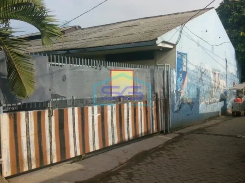 Dijual Gudang Ex Pabrik Luas Bangunan 580 m2 di Buaran Indah, Tangerang