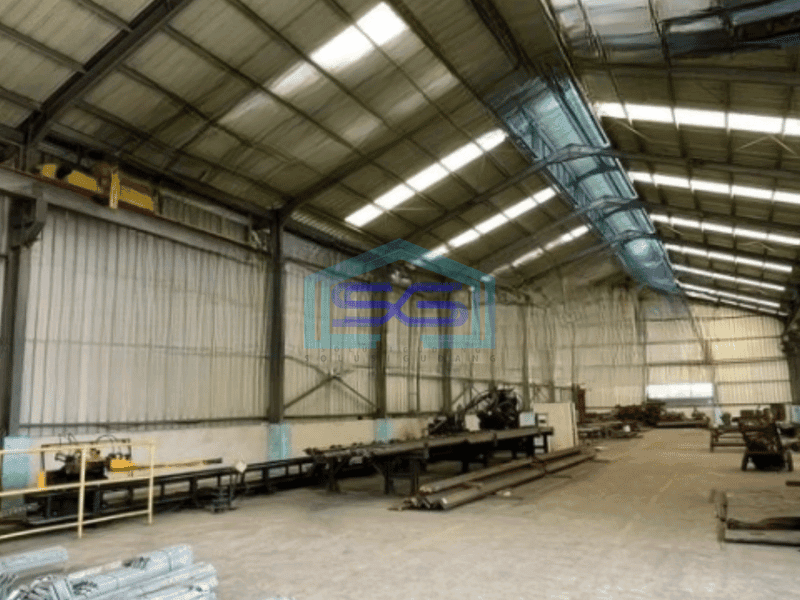 Dijual Gudang Akses Container 40 Feet di Curug Tangerang Luas Bangunan  3000 m²