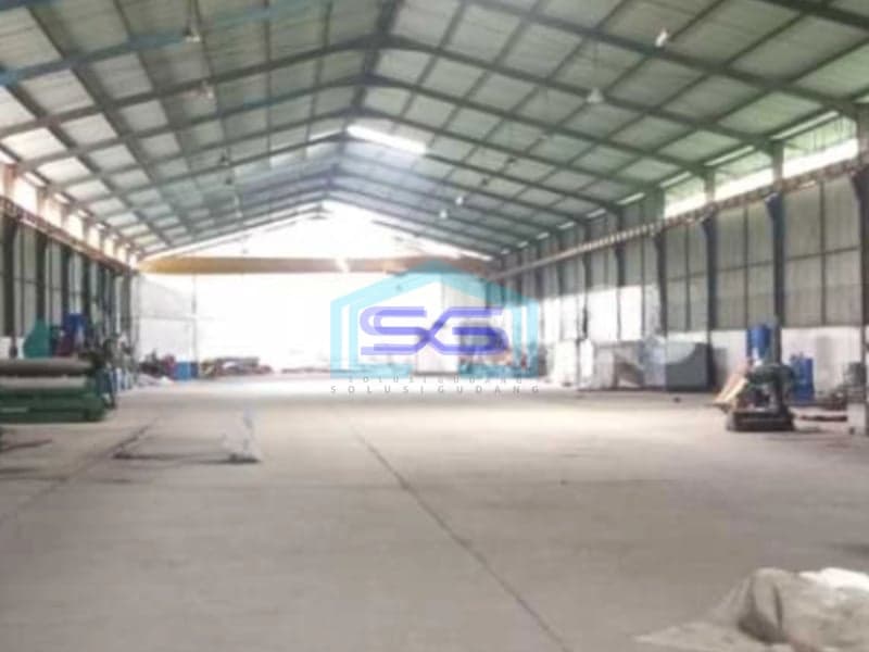 Disewakan Gudang Industri Ada Hoist Crane Luas Bangunan 3690m2 Di Bitung Tangerang