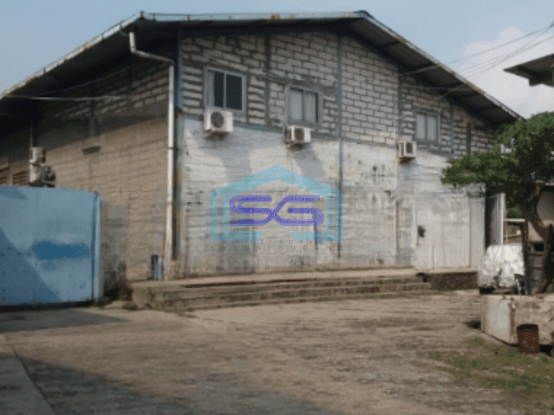 Dijual Murah Gudang Luas Bangunan  1200 m² di Periuk Tangerang
