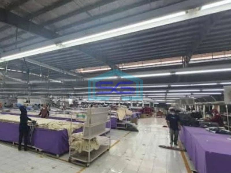 Dijual Pabrik Akses Container 40 Feet Luas Bangunan  15505 m²  di Purwakarta Jawa Barat