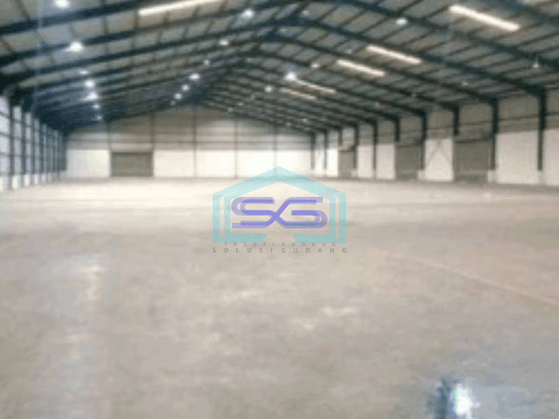 Disewakan Gudang Ada Loading Dock Lokasi Strategis di Tarumajaya Bekasi Luas Bangunan 3360 m²
