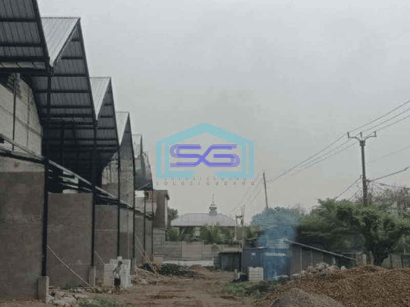Dijual Gudang Baru 1 Km Tol Pagedangan BSD Tangerang