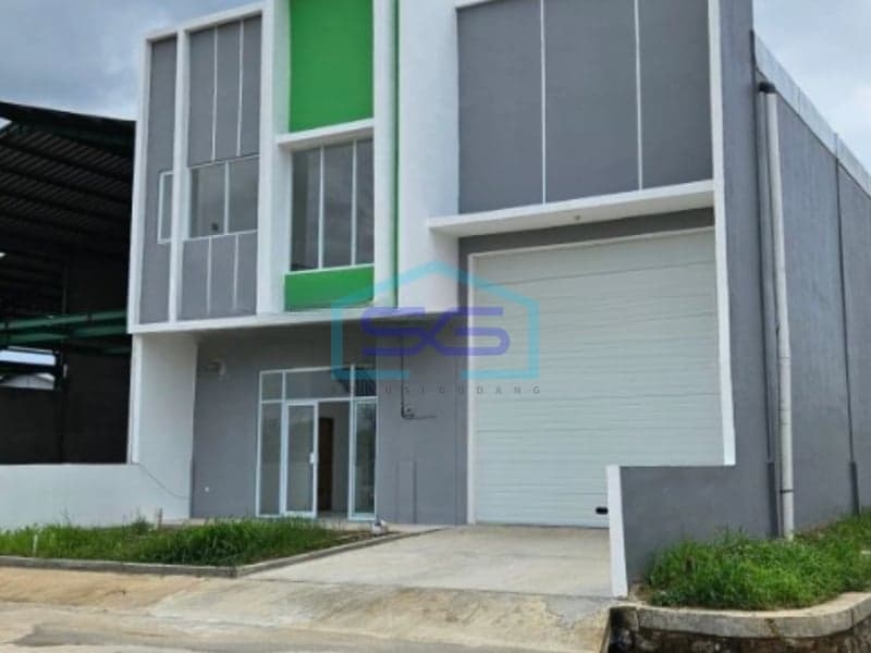 Dijual Gudang Ijin Industri + Kantor 2 Lantai Exit Tol Balaraja Cisoka Tangerang LT 2254m2