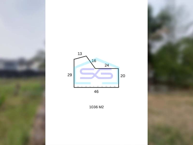 Dijual Tanah Kavling Siap Bangun Palembang, Sumatera Selatan Luas Tanah 1036 m²