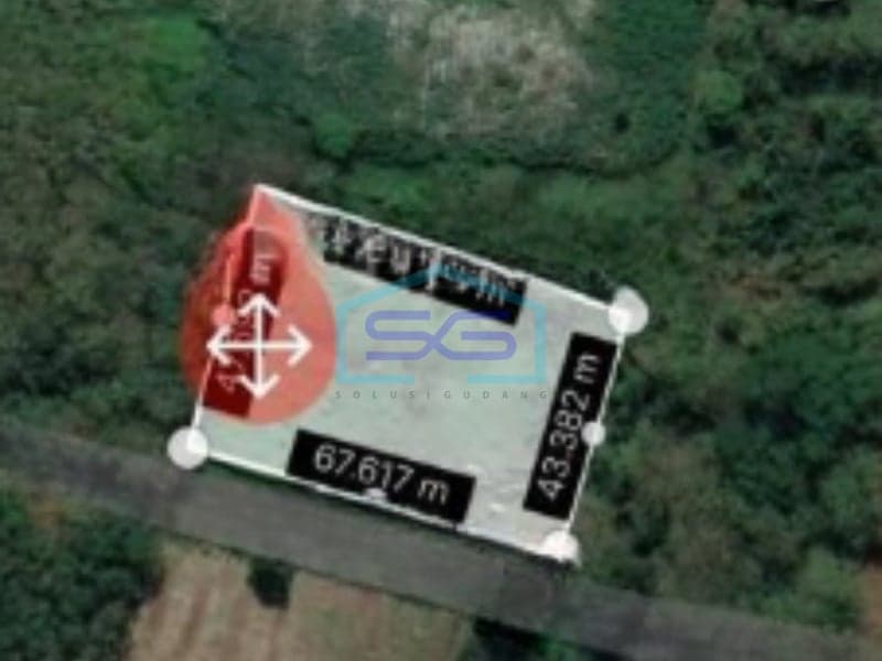 Dijual Tanah Murah Zona Industri di Jumantono Karanganyar Jawa Tengah LT 3000m2