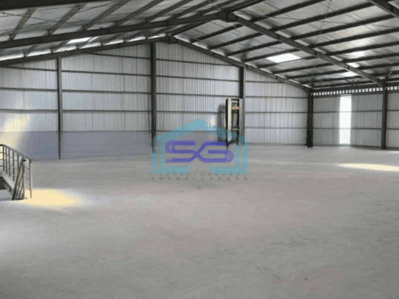 Disewakan Gudang Ada Loading Dock Luas Bangunan  890 m² di Bekasi