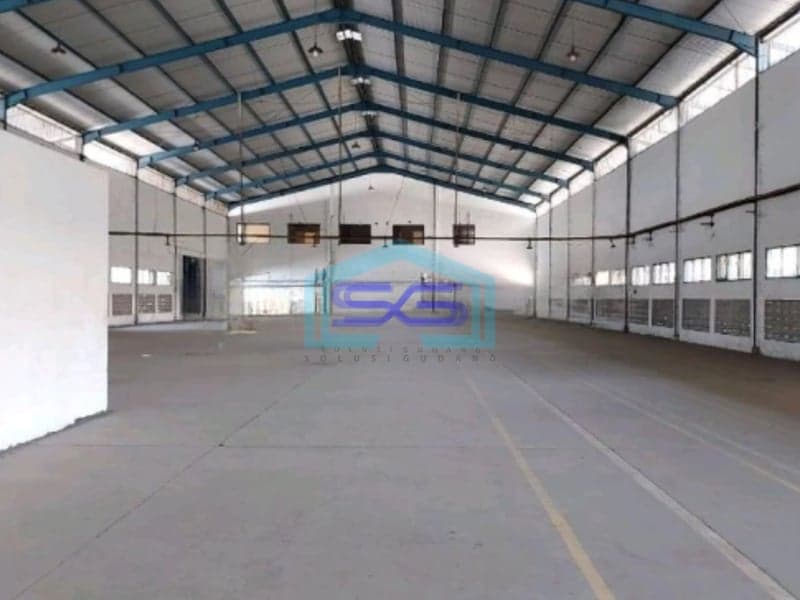 Disewakan Gudang Ijin Industri Siap Pakai Dekat Tol dan Bandara Waru Sidoarjo Jawa Timur LB 7562m2
