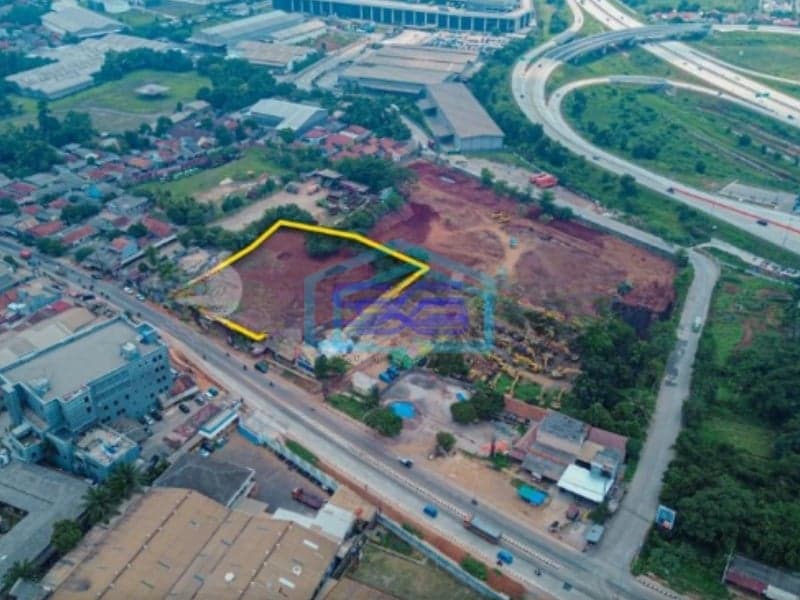 Dijual Tanah Dipinggir Jalan Raya Lokasi Bagus di Narogong Bekasi Luas Tanah (PxL)  5200 m²