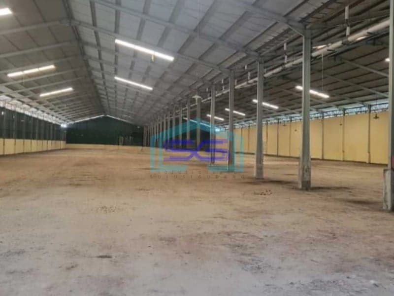 Dijual Ex Gudang/Pabrik Bisa Akses Kontainer 40 ft di Jati Uwung Tangerang LT 9340m2