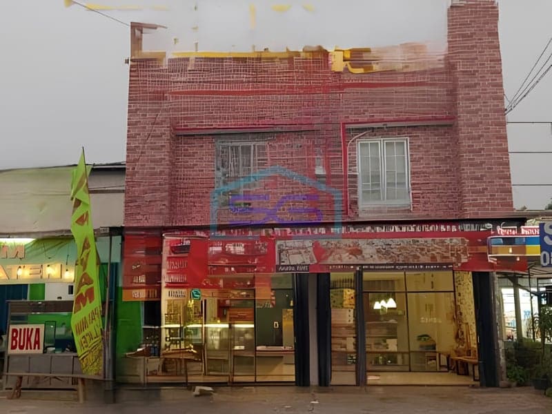 西爪哇茂物Ciangsana战略性店屋出售，占地面积204平方米