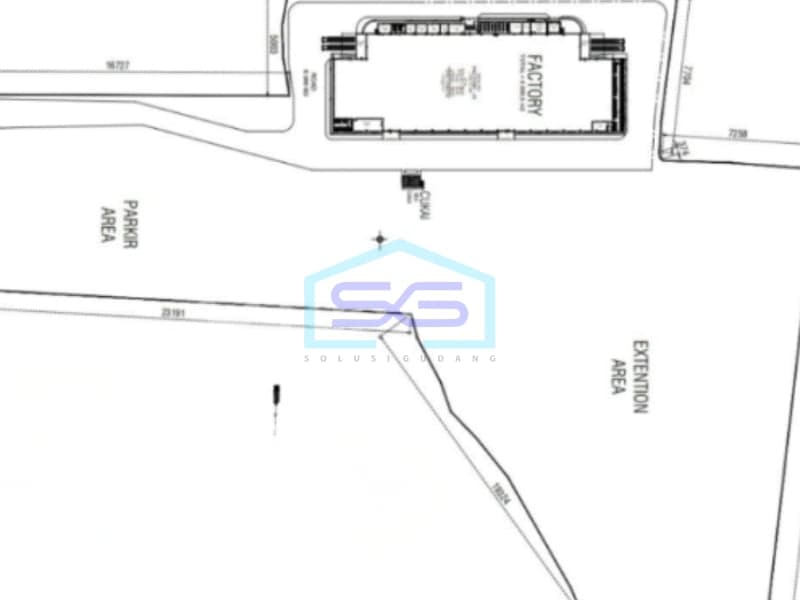 Dijual Pabrik di Warureja Tegal Jawa Tengah Mainroad Pantura Dekat Tol LT 73726m2