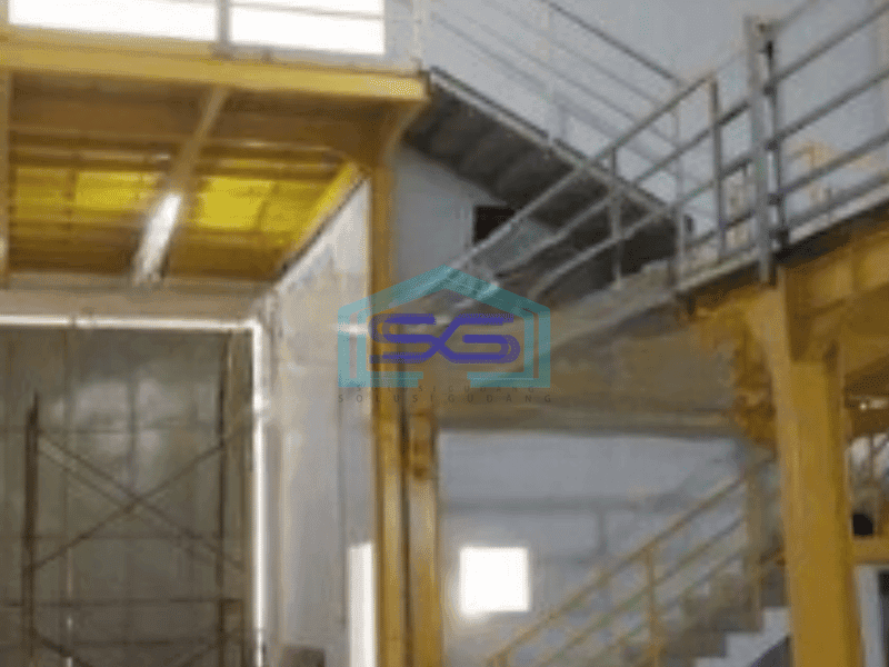 Disewakan Gudang Luas Bangunan 464 m² Ada Kantor di Batu Ceper Tangerang