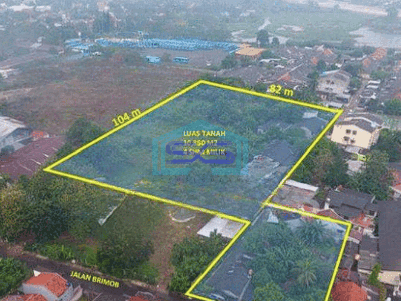Dijual Tanah Luas 10. 850m² di Ciputat Tangerang Selatan